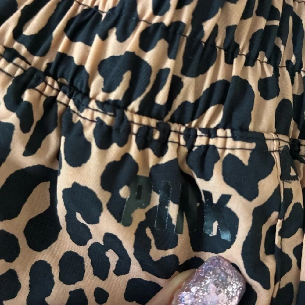 Pink Victoria’s Secret Animal Print Panty Shorts